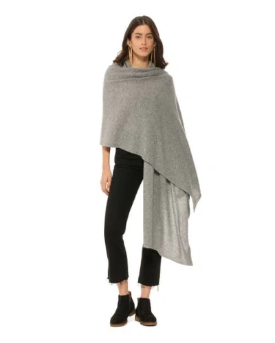 Monticelli Cashmere Pure Cashmere Feather-light Maxi Wrap Stole In Green