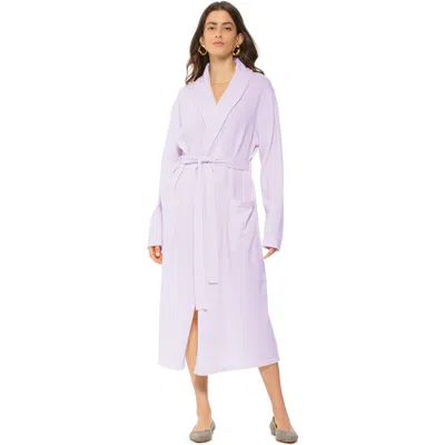 Monticelli Cashmere Pure Cashmere Knit Robe In Purple