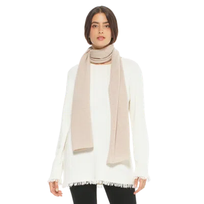Monticelli Cashmere Pure Cashmere Maxi Wide Scarf Brown