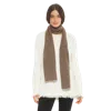 Monticelli Cashmere Pure Cashmere Maxi Wide Scarf In Brown