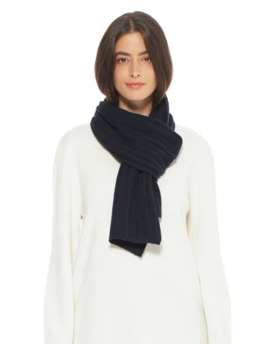 Monticelli Cashmere Pure Cashmere Plush-ribbed Scarf In Gray