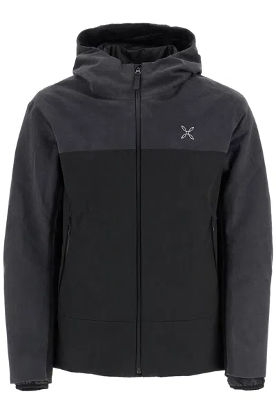 Montura Solid Color Jacket With Ribbed Details In Black
