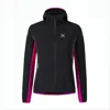 Montura Fitted Black Jacket With Magenta Panels In Black