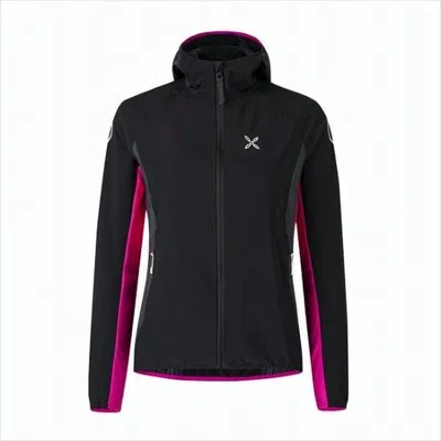 Montura Fitted Black Jacket With Magenta Panels
