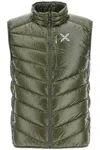 Montura Sleeveless Rip Stop Checked Helios Lightweight Down Jacket In Green