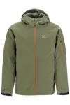 Montura Solid Color A Rosa Jacket With Hood In Green