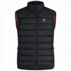 Montura Quilted Black Vest With High Collar And Functional Pockets In Black