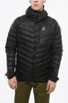 Montura Rip Stop Checked Helios Lightweight Down Jacket In Black