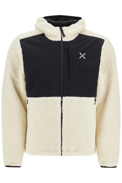 Montura Sherpa Zip Up Hoodie With Hood And In White