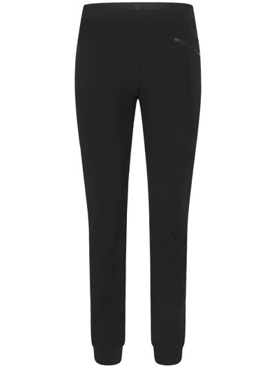 Montura Slim Tapered Winter Pants With High Waistband In Black