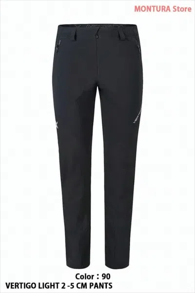 Montura Straight Pants With Tapered Leg In Black
