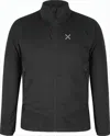 Montura Tailored Black Jacket With Stand-up Collar And Quilted Lining In Black
