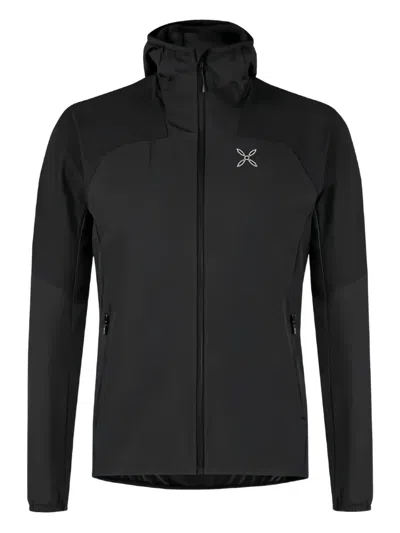 Monture Hooded Fleece Jacket In Black