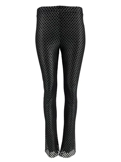 Monzlapur New York Women's Metallic Mermaid Legging - Silver