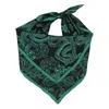 Monzlapur New York Women's Silk Serpent Noir Scarf Small -forest Green In Green
