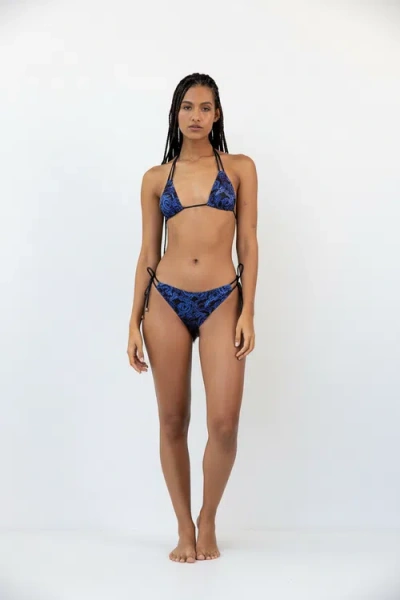 Monzlapur Serpent Bikini In Blue