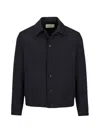 Mood Button-fastening Bomber Jacket In Black