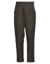 Mood One Mood_one Man Pants Military Green Size 26 Cotton, Wool, Polyester In Green