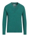 Mood One Mood_one Man Sweater Emerald Green Size Xl Wool, Polyamide