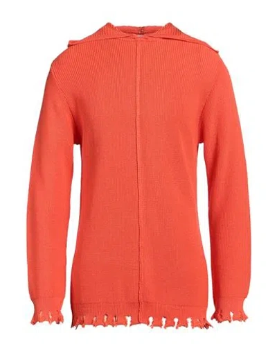 Mood One Mood_one Man Sweater Orange Size M Wool, Acrylic