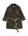 Mood One Mood_one Toddler Boy Coat Military Green Size 6 Polyester, Wool In Green