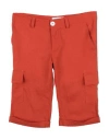 Mood One Babies' Mood_one Toddler Boy Shorts & Bermuda Shorts Rust Size 4 Linen In Red