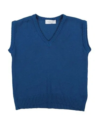 Mood One Babies' Mood_one Toddler Boy Sweater Blue Size 6 Cotton, Acrylic