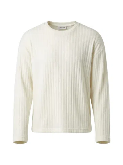 Mood Ribbed Long-sleeve Jumper In Neutral