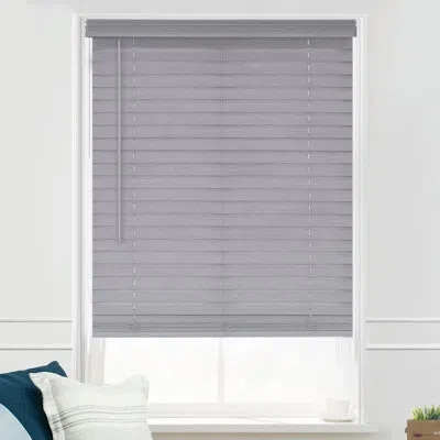 Mood Room Darkening Horizontal/venetian Blind In Light Gray