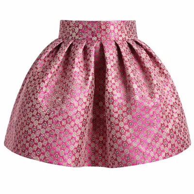 Mood Swings Women's Pink / Green Pop-art Skirt In Multi