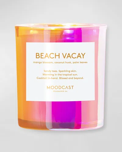 Moodcast Fragrance Co. Beach Vacay Candle, 8 Oz. In Iridescent