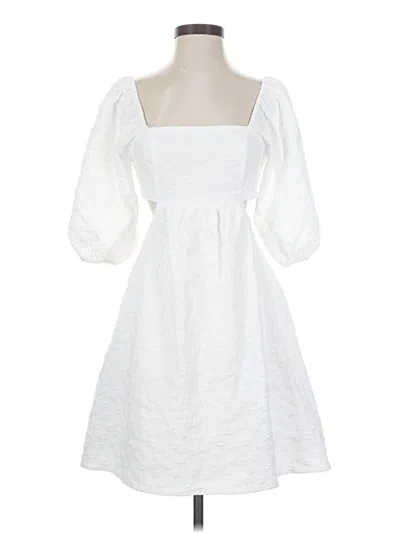 Pre-owned Moodie Casual Dress In White