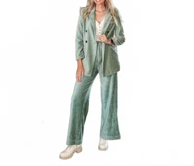 Moodie Libby Blazer In Jade In Green