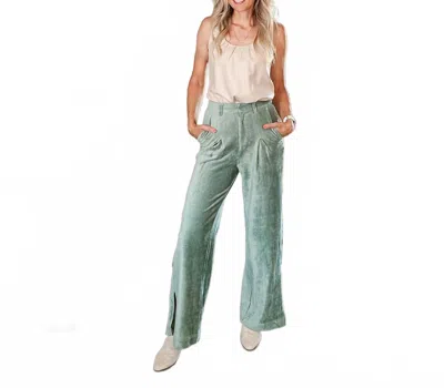 Moodie Libby Pants In Jade In Blue