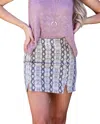 Moodie Shawna Skirt In Nude Pink In Multi