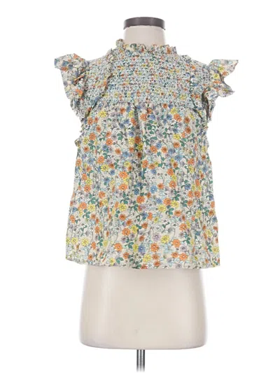 Pre-owned Moodie Sleeveless Blouse In Yellow
