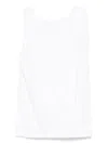 Moohong Drapiertes Cutting Top In Weiss