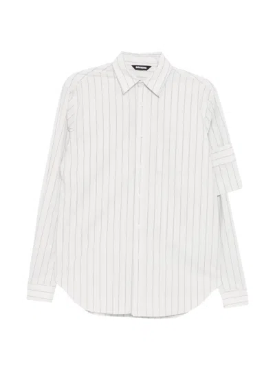 Moohong Striped Shirt In White