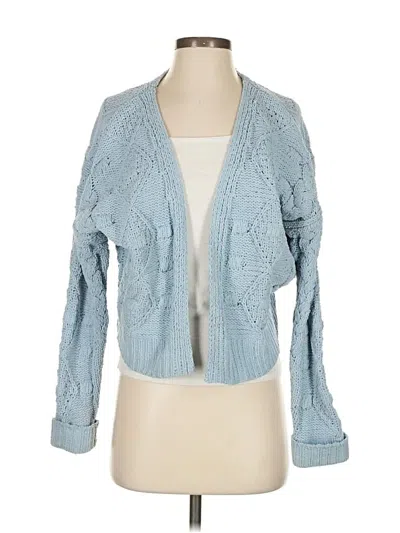 Pre-owned Moon & Madison Cardigan Sweater In Blue