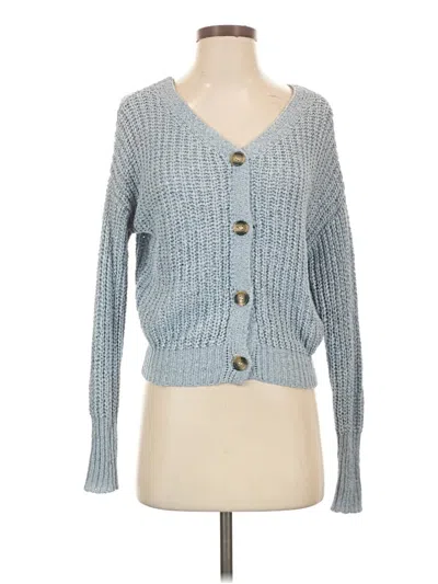 Pre-owned Moon & Madison Cardigan Sweater In Blue