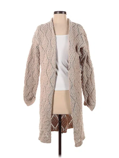 Pre-owned Moon & Madison Cardigan Sweater In Brown