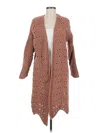 Moon & Madison Cardigan Sweater In Brown