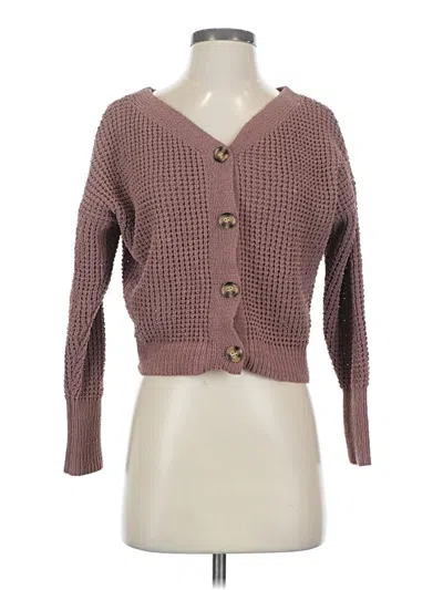 Pre-owned Moon & Madison Cardigan Sweater In Brown
