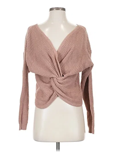 Pre-owned Moon & Madison Cardigan Sweater In Brown