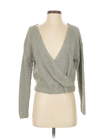 Pre-owned Moon & Madison Cardigan Sweater In Gray