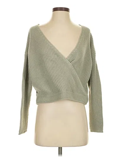 Pre-owned Moon & Madison Cardigan Sweater In Green