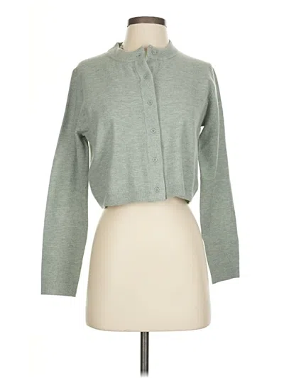 Pre-owned Moon & Madison Cardigan Sweater In Green