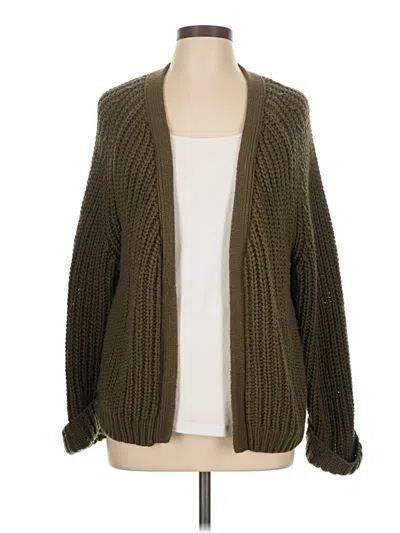 Pre-owned Moon & Madison Cardigan Sweater In Green