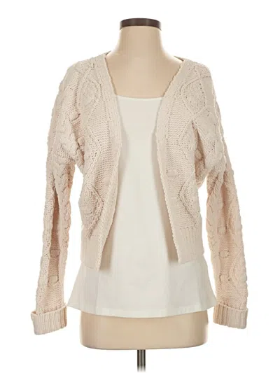 Pre-owned Moon & Madison Cardigan Sweater In Ivory