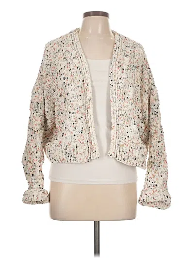 Pre-owned Moon & Madison Cardigan Sweater In Ivory